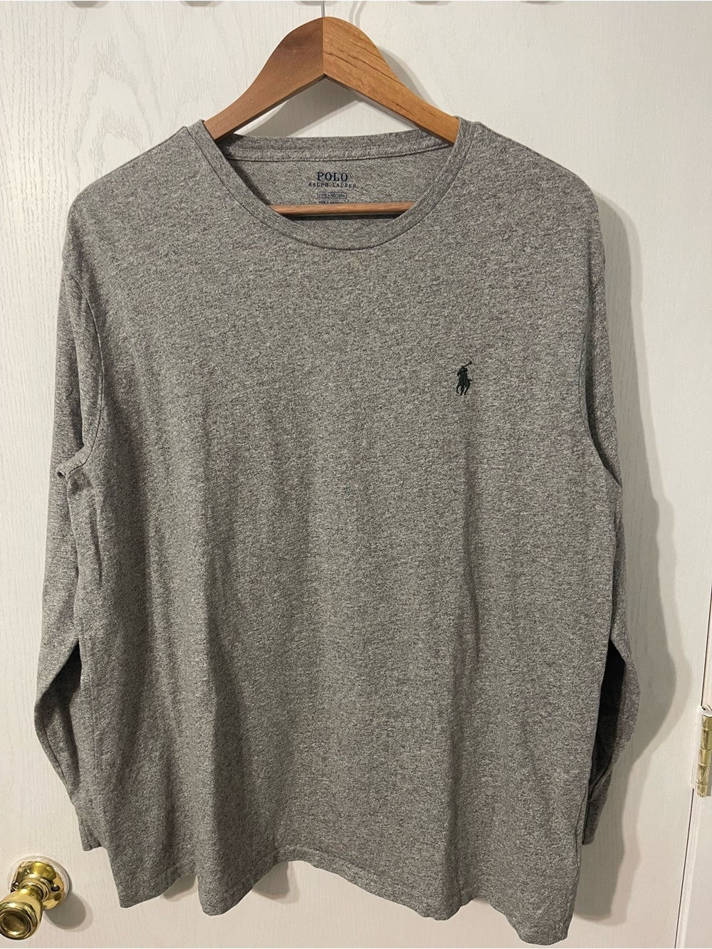 Polo Ralph Lauren Gray Cotton Long Sleeve Shirt
